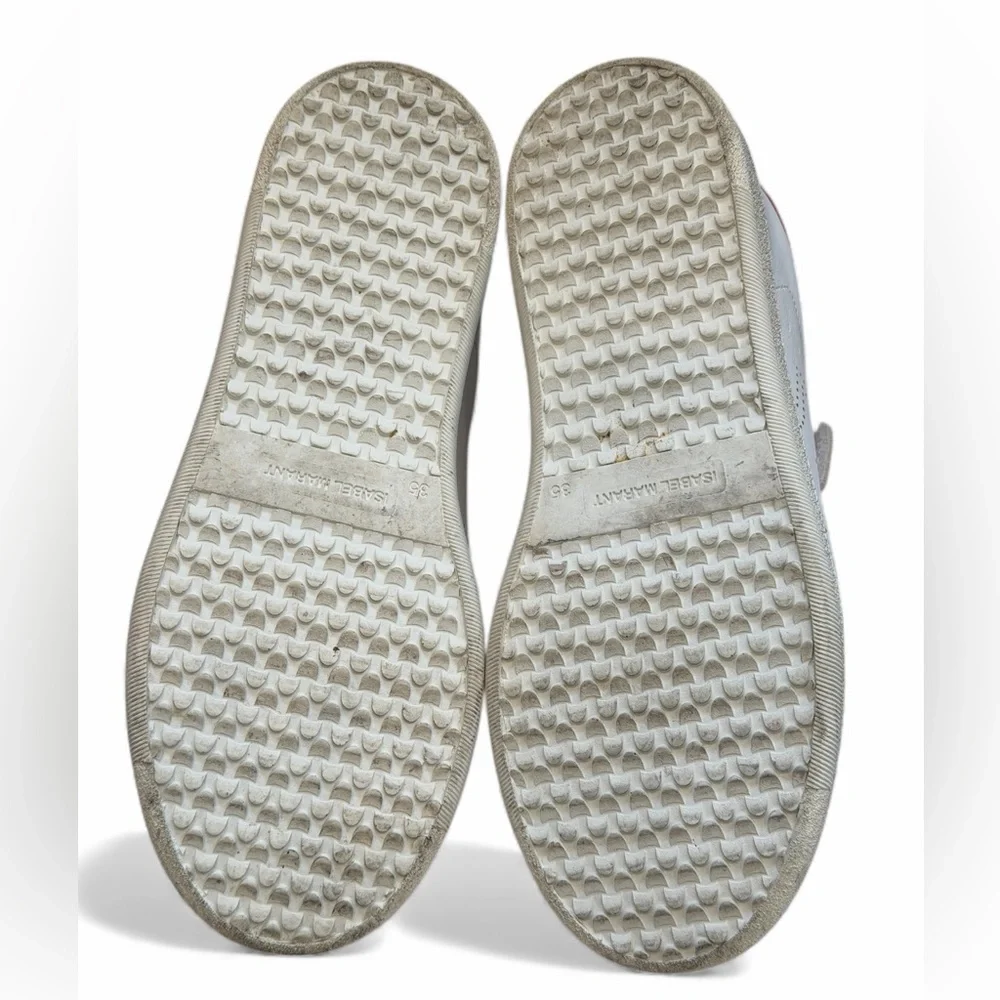 Isabel Marant Beth Sneakers White/Beige Women's‎ Size 35/5 - Picture 3 of 7